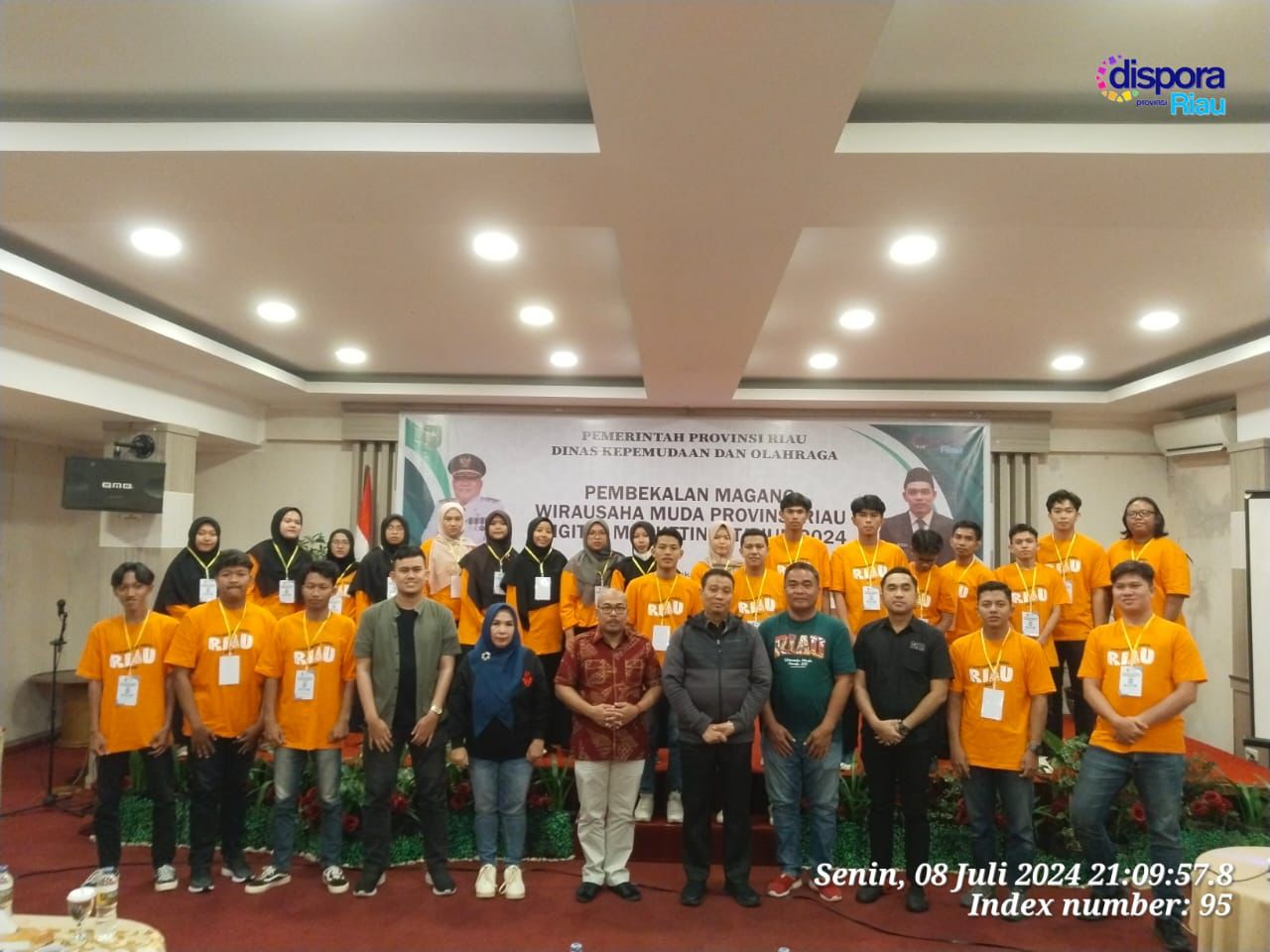 Buka Kegiatan Magang Digital Marketing, Kadispora Riau minta Peserta ikuti Pelatihan dengan baik